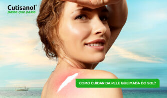 Cuidar da pele queimada